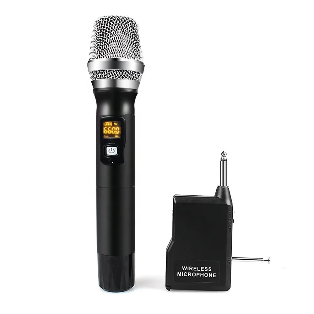 
Professional Portable amplifier with UHF Voice Recording Handheld Microphone Wireless Microphone 