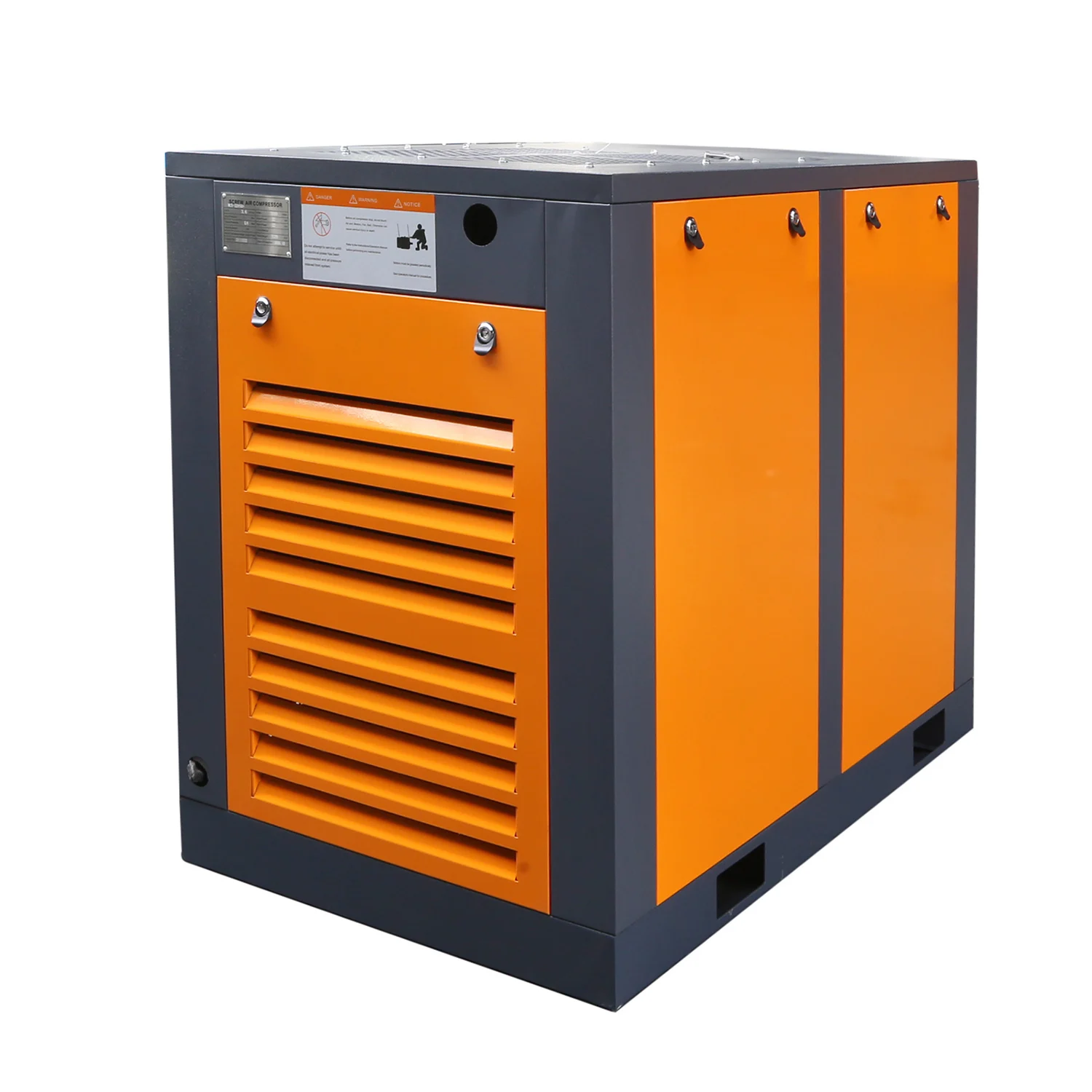 Factory Direct Sale 8bar 7.5kw-37kw Slient Screw Air Compressor For Water Well Drilling Rig Machine Diesel For Mining Using