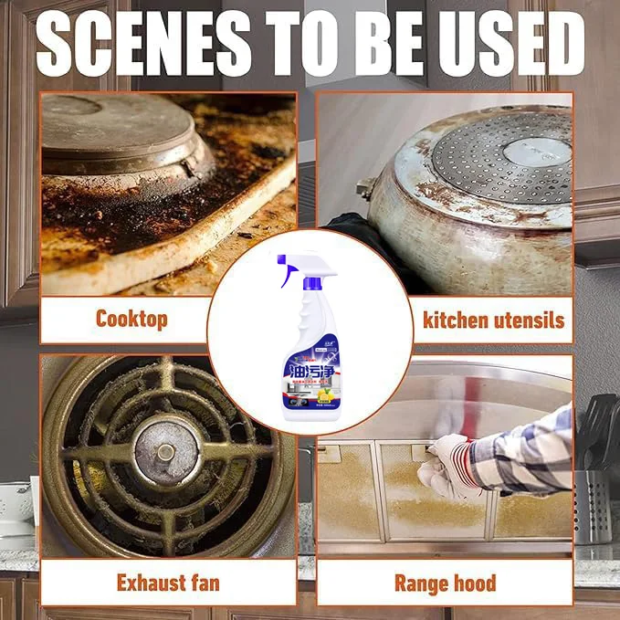 .Custom Oil Cleaning Agent Oil Stain Removal Products for Kitchen and Bathroom Kitchen Stain Remover Cleaner