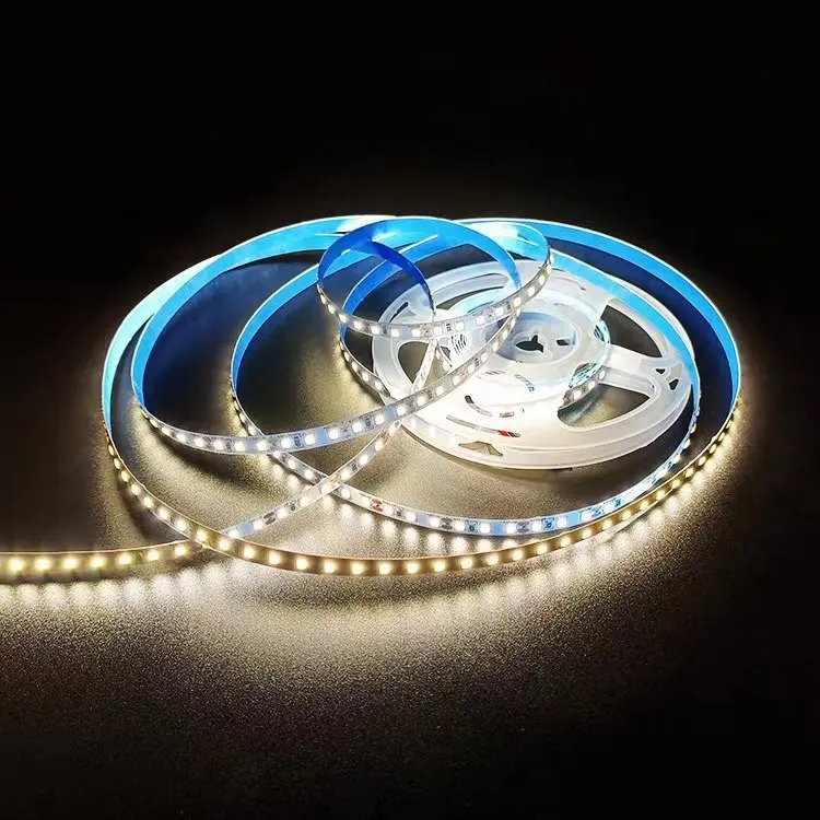 Factory direct 12V low voltage two color self adhesive flexible showcase under cabinet  2835/5050 led strip light