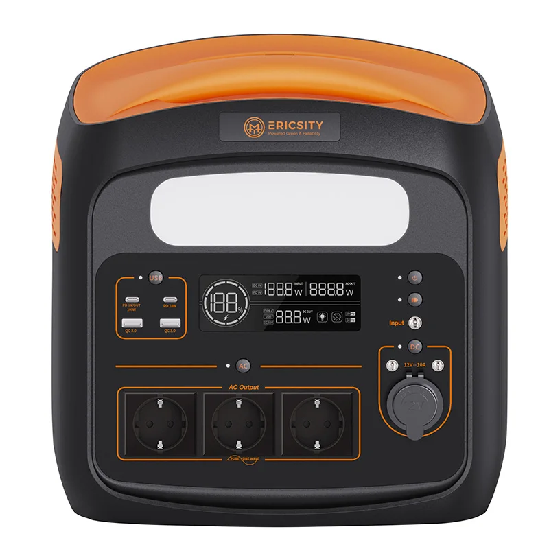 Mini Solar Powered Generator 700W Power Supply 180000mAh Lithium LiFePO4 Battery  Portable Power Station