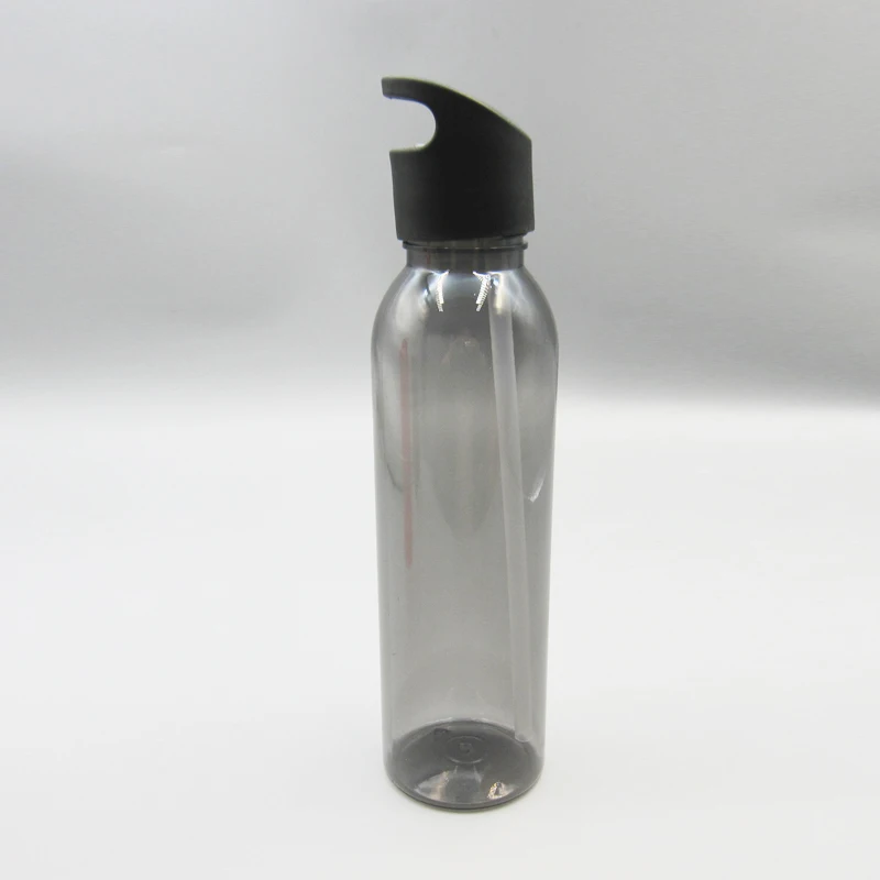 Plastic water bottle customization disposable drink botter with food grade straws for fitness enthusiasts
