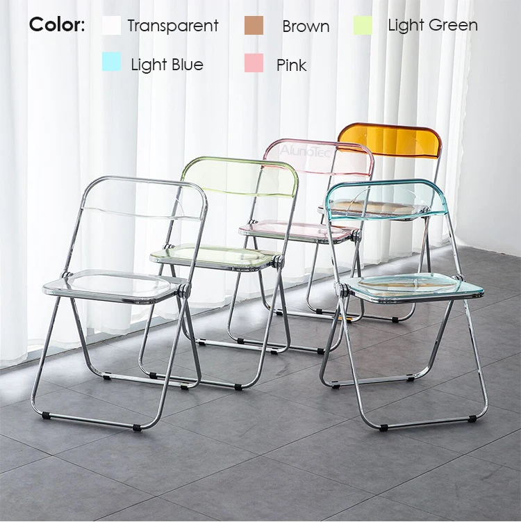 
Transparent Dining Room Furniture Castelli Folding Chair Desk Foldable Chairs 