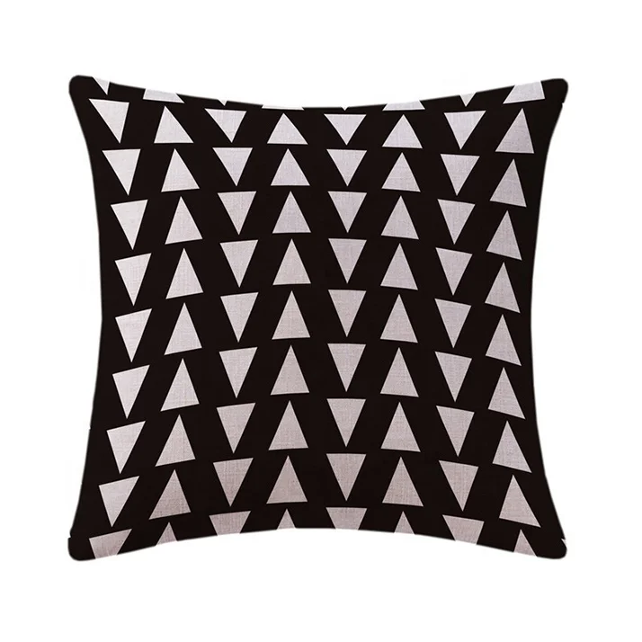 
High QualityHome Textiles Art 45*45cm Cotton Linen Streamline Moderne Style Decorative Indoor Outdoor Throw Cushion 