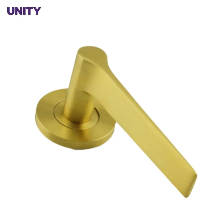 UNITY China Factory New Design Door Handles Luxury Gold Stainless Steel Door Handle