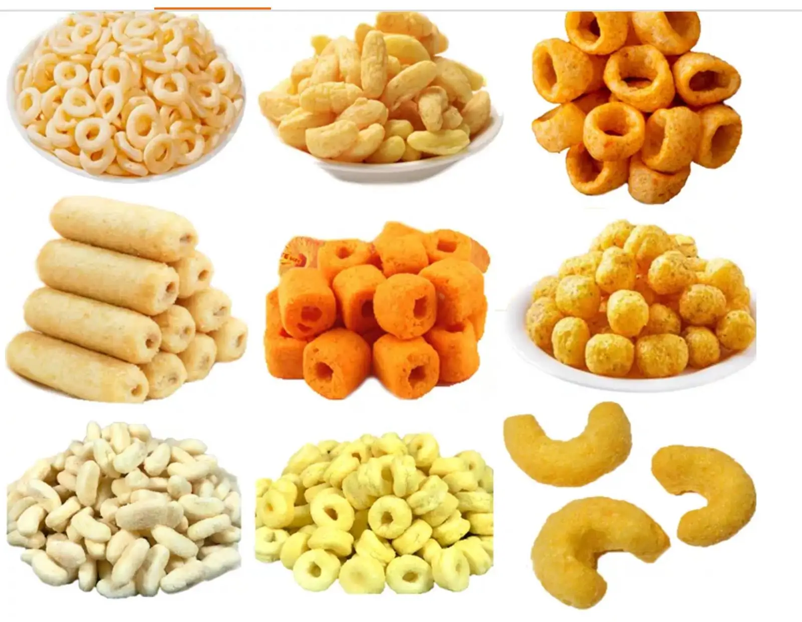 corn puff machine semi full automatic production equipment corn sticks trade puffed corn extruder