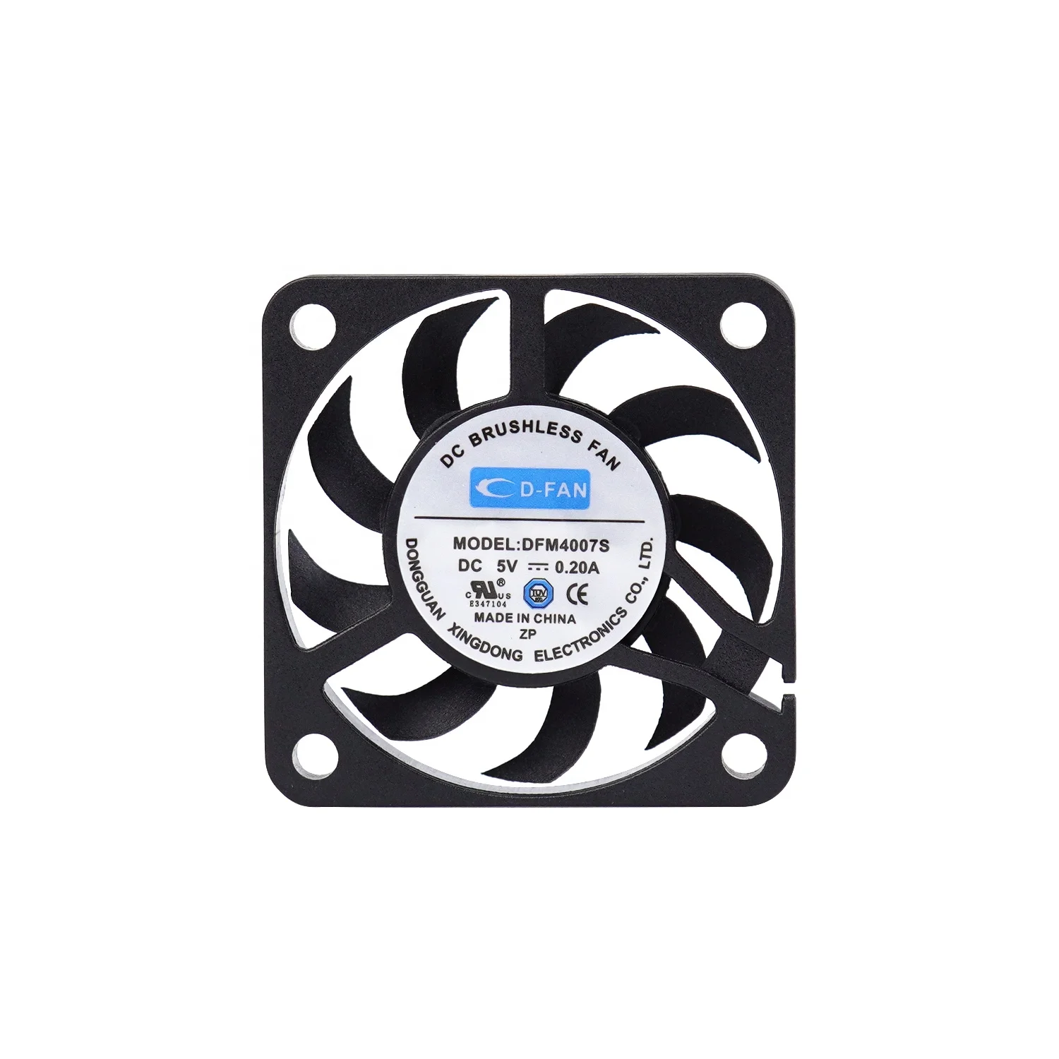 brushless 40mm 5v  motor fan 12v dc duct fan cooling