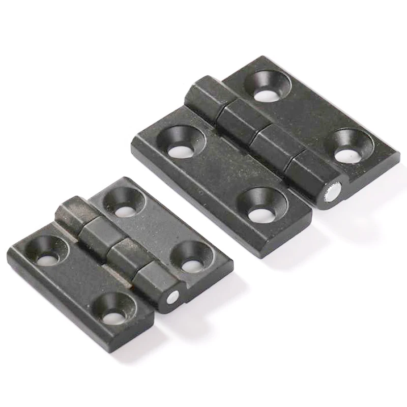 Chinese factory 180 degree Black Heavy Duty Industrial Door Hinges  Nylon Hinge Used for Door and Furniture