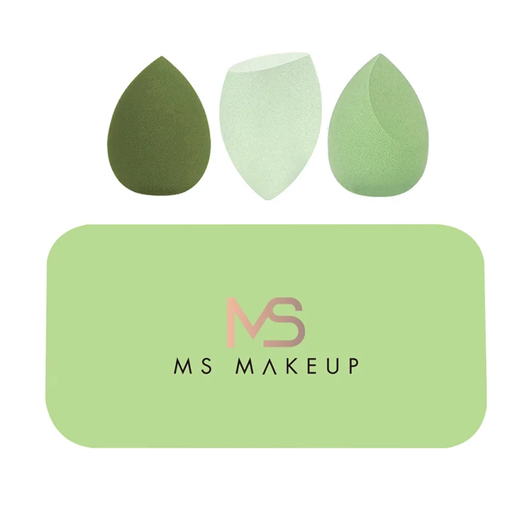 Лидер продаж, косметическая губка для лица, 8 в 1 коробке, индивидуальная брендовая губка, косметический спонж, набор блендеров