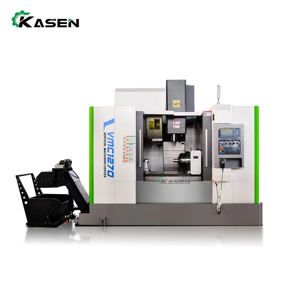 VMC 1270 3/4 Axis CNC Milling Machine FANUC System Vertical Machining Center Price Discount