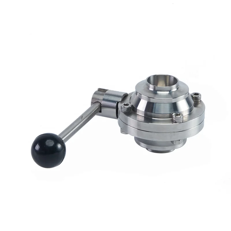
SS304 Sanitary Welded Butterfly Type Stainless Steel Ball Valve  (1600225838160)