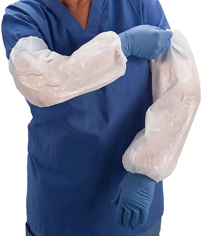 Быстрая Заводская доставка, одноразовый полиэтиленовый пластиковый рукав для чистых комнат, салонов красоты, кухни