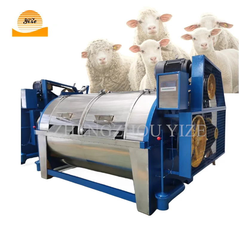 Sheep Wool Cleaning Drum Washing Machine Industrial Wool Scouring Machine Wool Washing Machine
