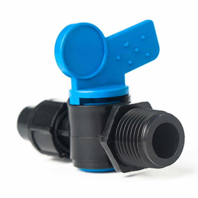 Drip tape irrigation fitting offtake valves hose poly pipe saddle thread connector