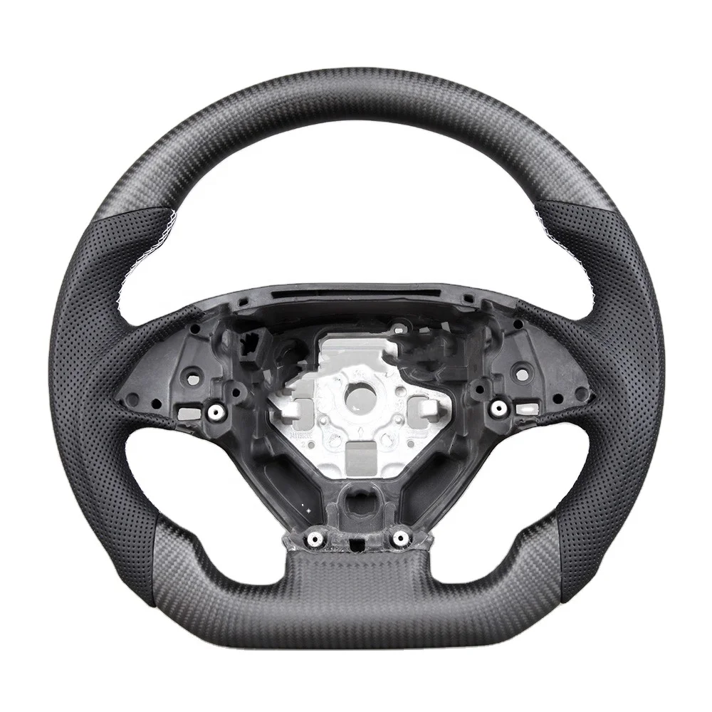 LED Flash Display Carbon Fiber Car Steering Wheel For Chevrolet Camaro 2014-2018 Corvette C7 Chevy ss