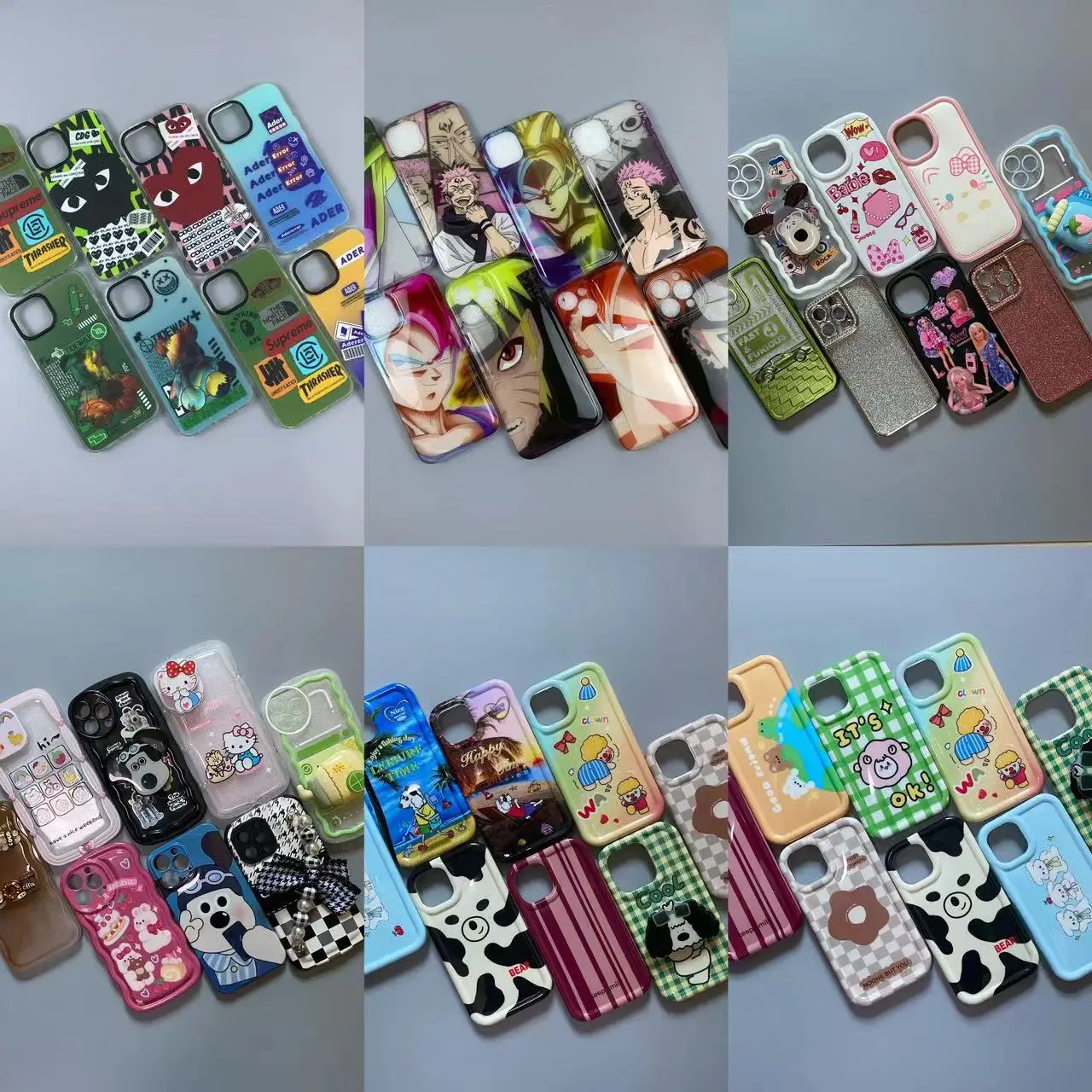 Mystery box 10 designs cases  Lucky box cute cartoon silicone luxury Leather card holder north face for iPhone 11 12 13 14 pro