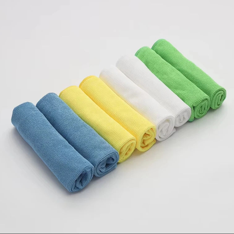 Hot Selling Pearl Knitted Glass Cleaning Microfiber Cloth 3M Lens Quick-Dry Feature Sustainable Kitchen Towels for Home Use