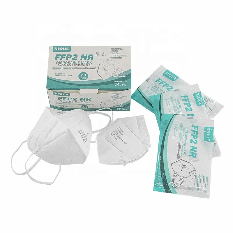Маска для лица Mascherine лицевая маска En 149 2001 сертификат соответствия Ce цветная Ffp2 без клапана