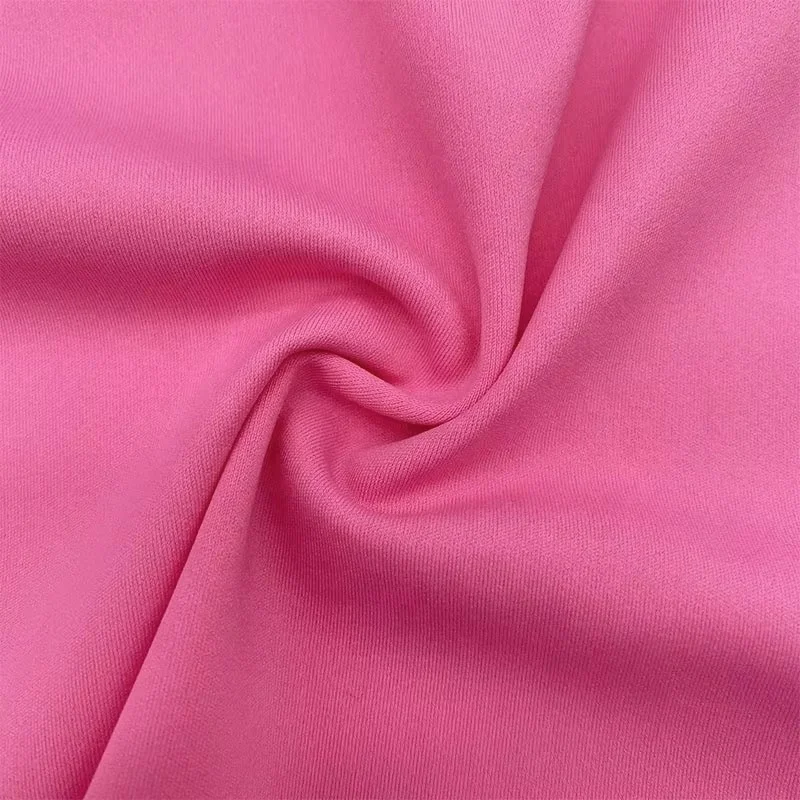 NO MOQ breathable elastane solid color 75% nylon 25% spandex 4 way stretch fabric for sportswear fitness lulu leggings