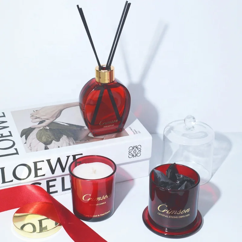 Support Customization Private Label Luxury Soy Wax Scented Candle Set With Gift Packaging