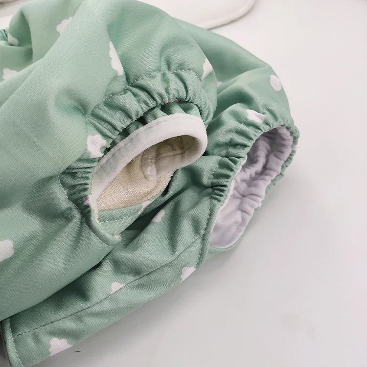 Wholesale pocket ecological reusable bamboo fiber washable baby cloth diapers with inserts