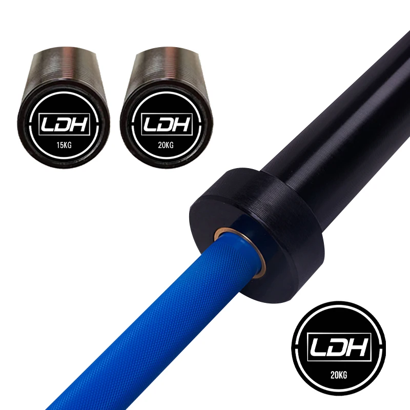 
LDH gym crossfitness industrial weight lifting chromed weightlifting 20kg olimpic barbells bar set powerlifting 