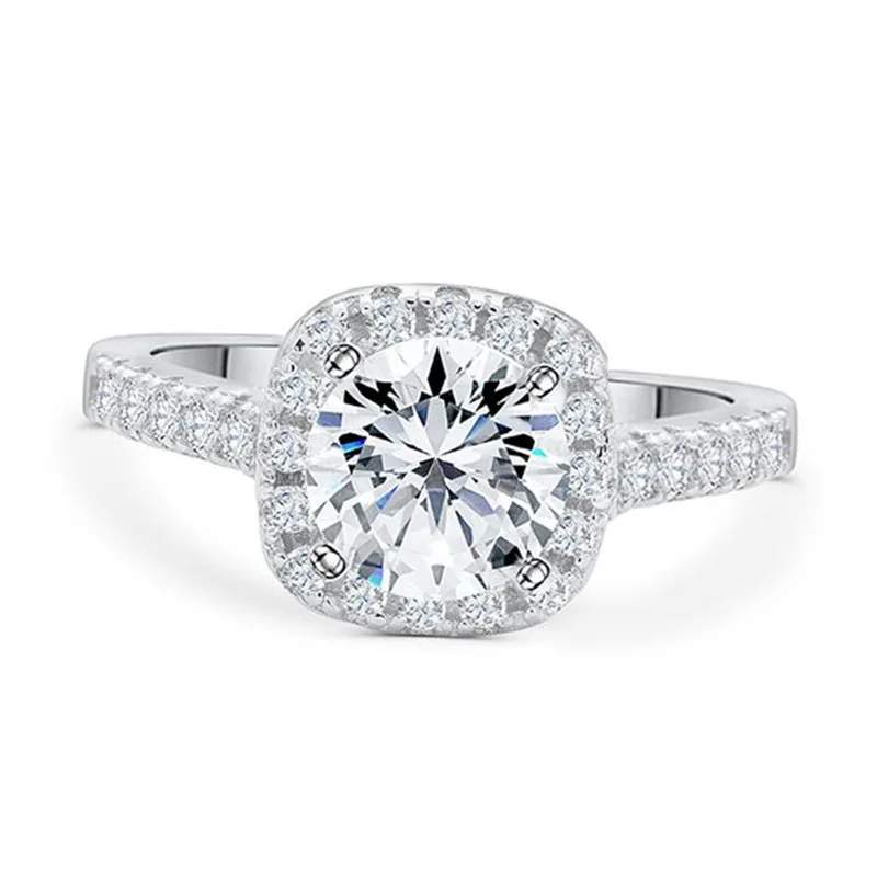 Модное позолоченное кольцо SKA с Цирконом обручальные кольца для женщин