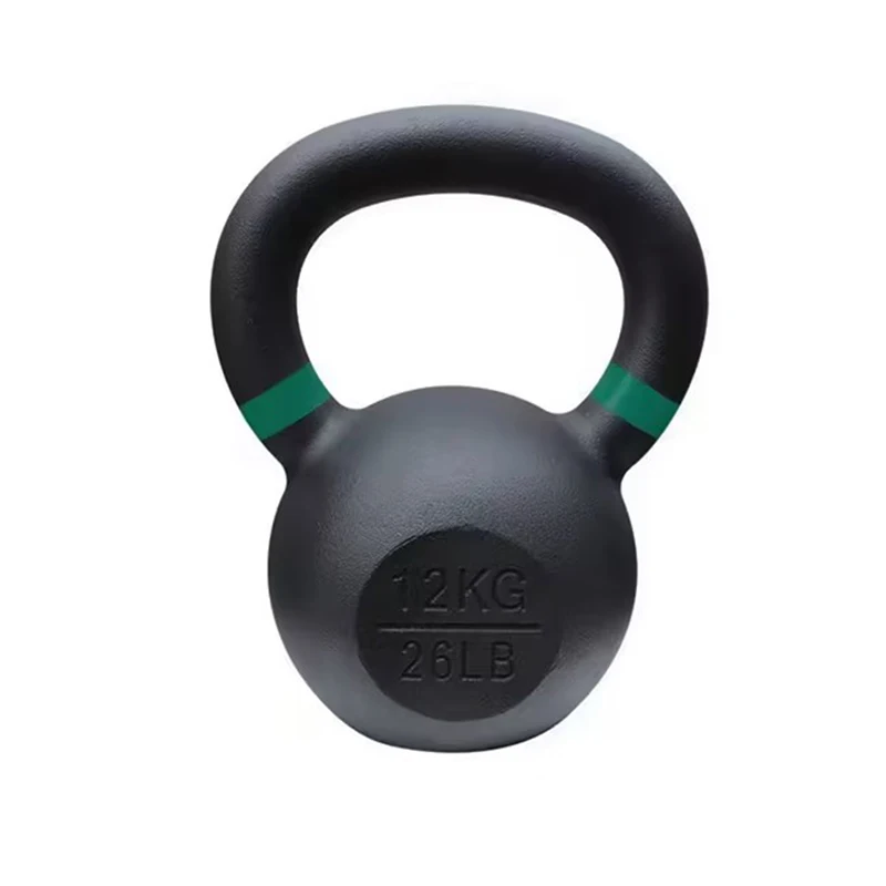 NQ SPORTS Powder Competition Coated Cast Iron Kettlebell Stock Training Fitness Gym Strength Competition Kettlebells Cast Iron