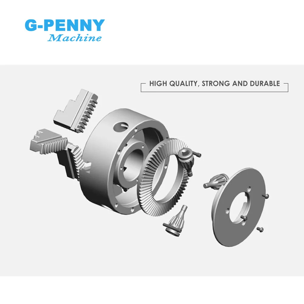 3 Jaw 160mm Chuck self-centering SANOU for cnc Engraving Milling K11 3 jaws Chuck lathe