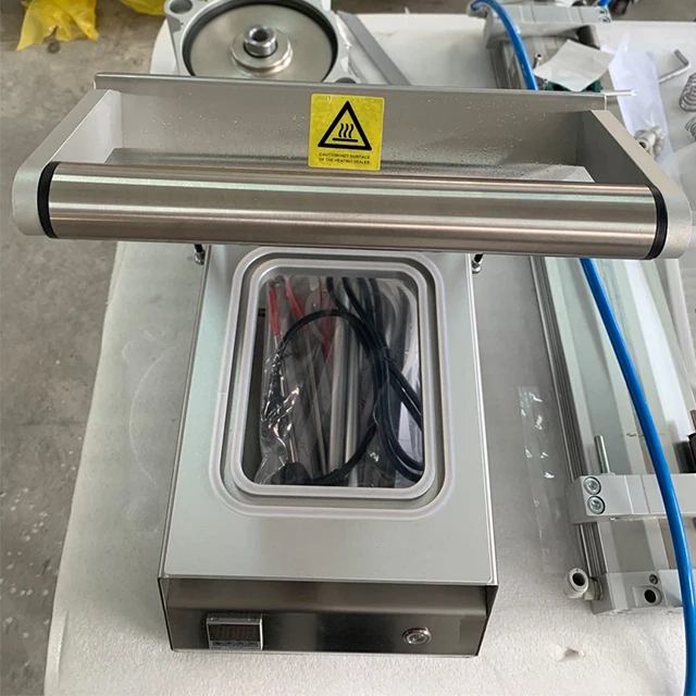 DS-2 FRESH FRUIT Heat Manual Tray Sealing Packing Machine Used Tray Sealer Plastic food Container Sealing Machine