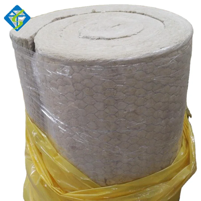 sound absorbing blanket materials fireproof insulation rock wool wall