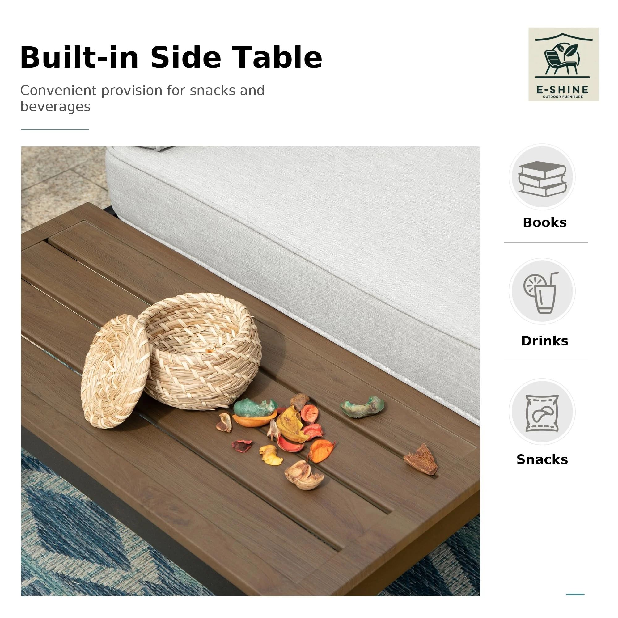 Modern Aluminum Garden Sofas Outdoor Furniture Outdoor Sofas Patio Furniture Set Outdoor Garden Furniture With Coffee Table