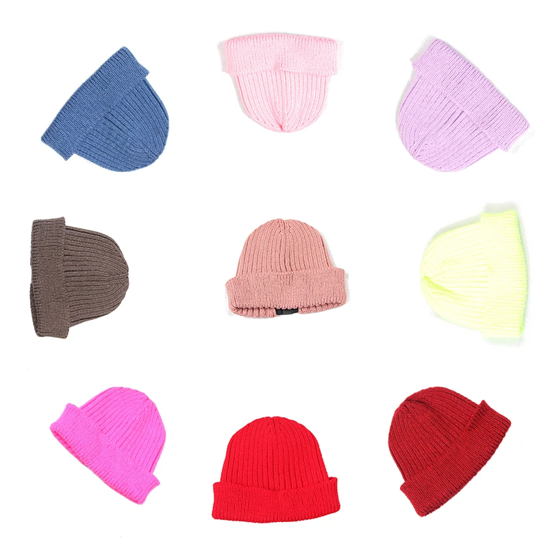 
Women hat beanie knit winter ladies hats knitting men beanie hat cap custom plain knitted crochet outdoor warm beanie with tags 