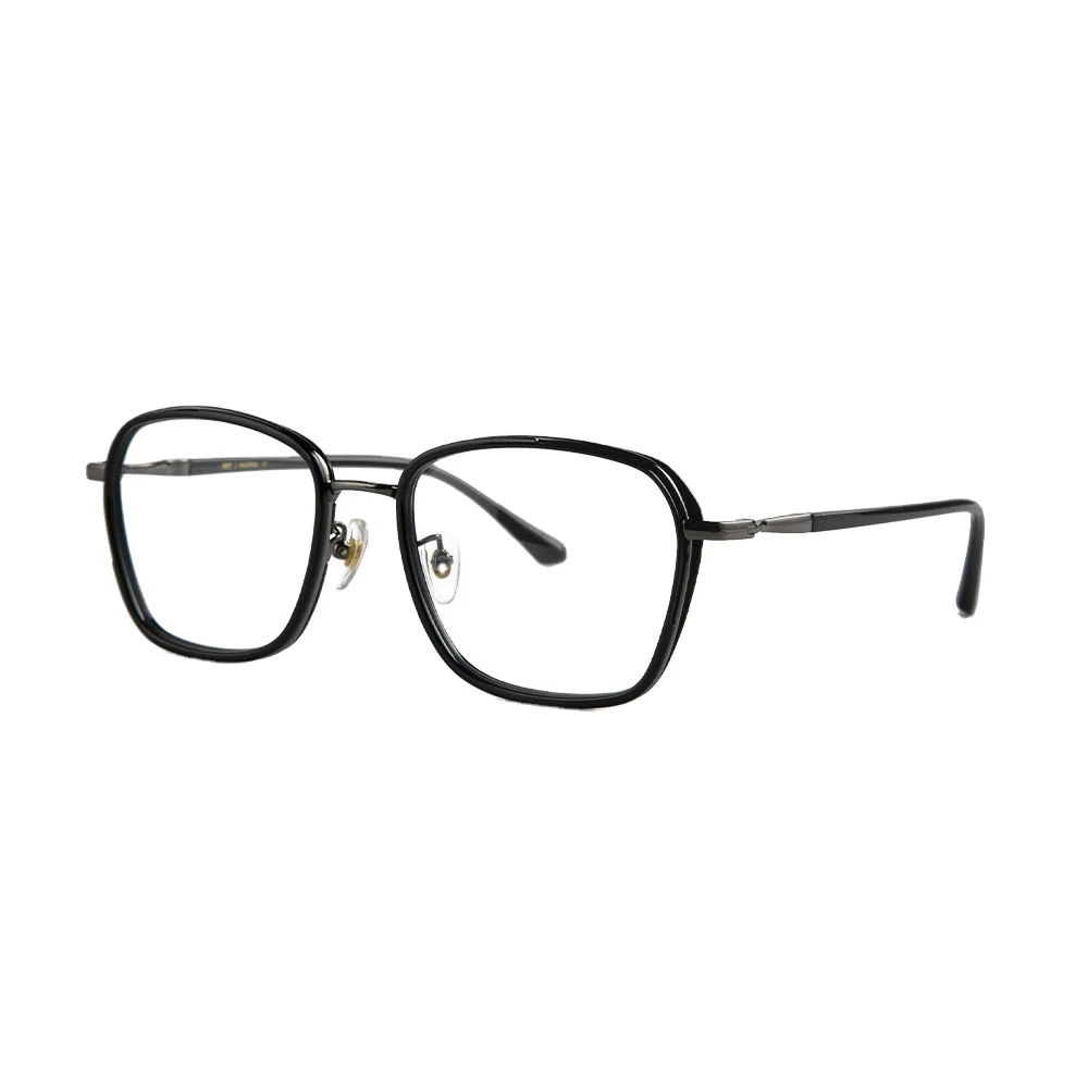 Vintage Oversized Square New Anti-blue Light Eyeglasses For Women Fashion Acetate Computer Myopia Glasses