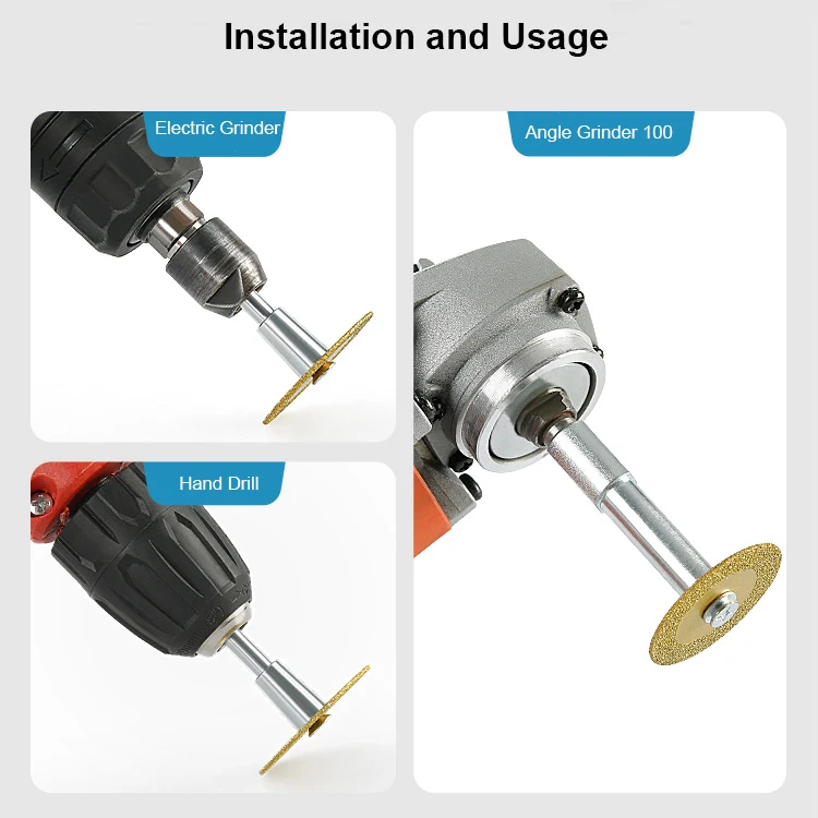 Popular M14 Seam Cleaning Carving Stone Tools Brazed Diamond Small Saw Blade for Grass Tile Stone Ceramic Tin Cutting