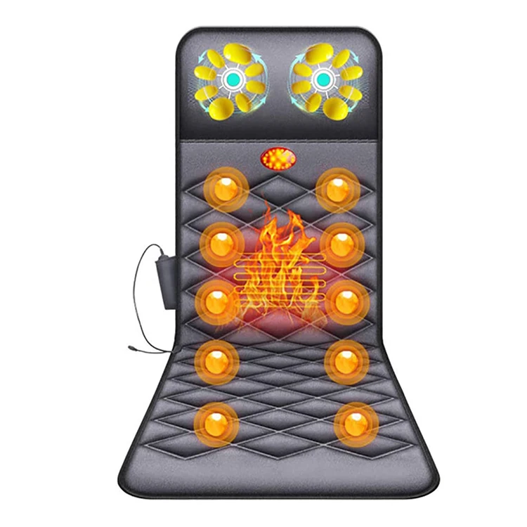 New Electric Shiatsu kneading Massage Mattress Machine Body Massage Mat With Heat