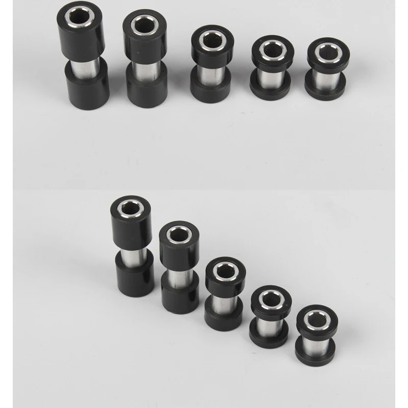 MTB Bike Soft Tail Rear Shock Absorber Bushing 22mm 24mm 26/32/42/44/50/54mm Alloy For EXAFOR DNM AOY38RC Shock Absorber Bushing