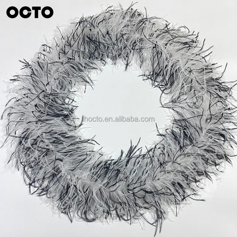 2/3/4/5/6/7/8/10ply Events Party Feathers For Dress Clothing Sewing Ostrich Feather Boa Trimming