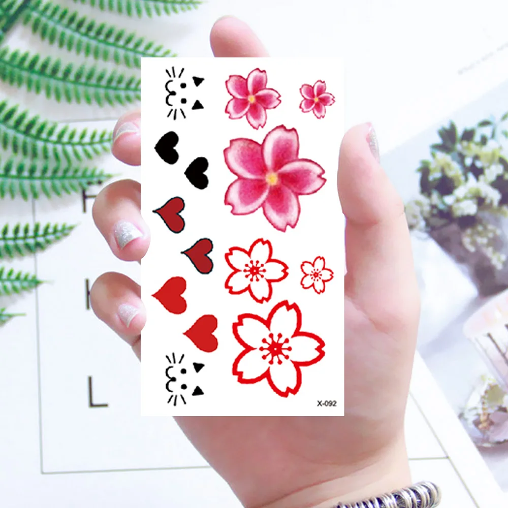 custom tattoos temporary keep 7 days cute body sticker waterproof temporary tattoo stickers