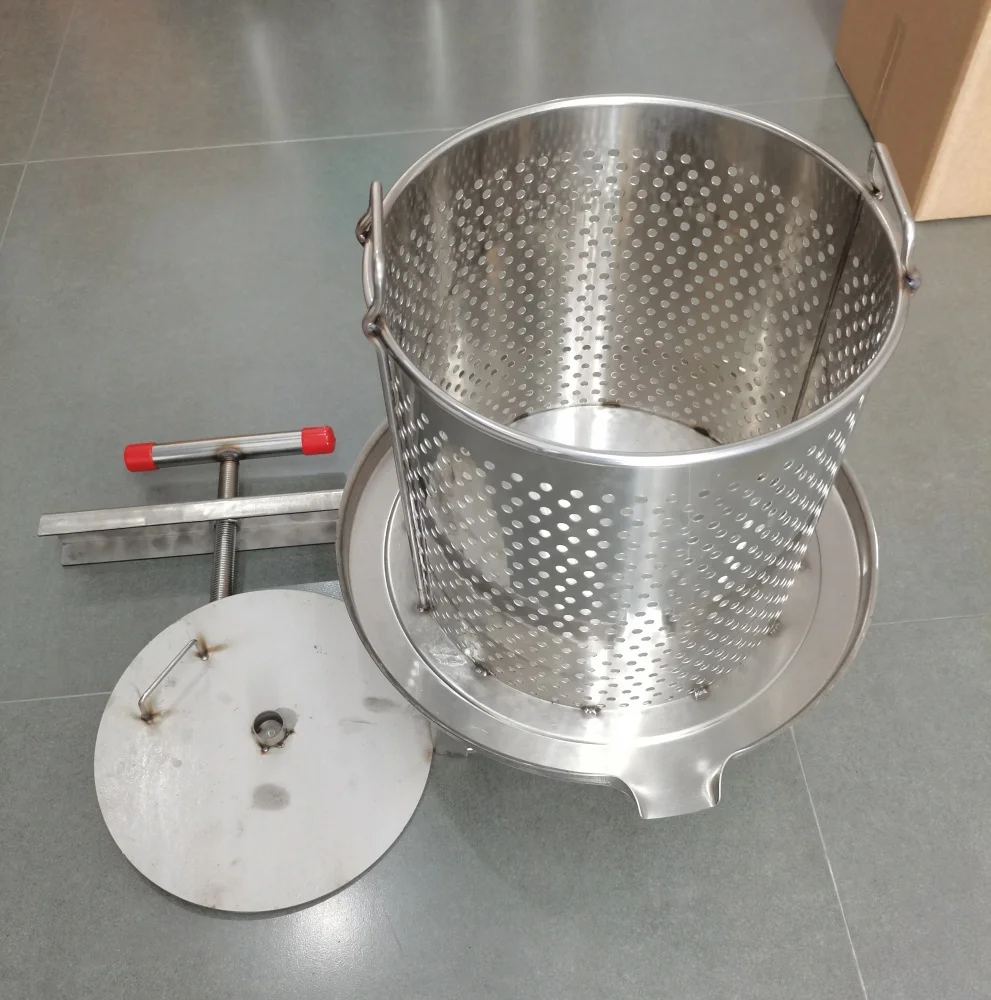 L Size Honey Wax Presser Stainless steel 20kg/h bee wax press machine