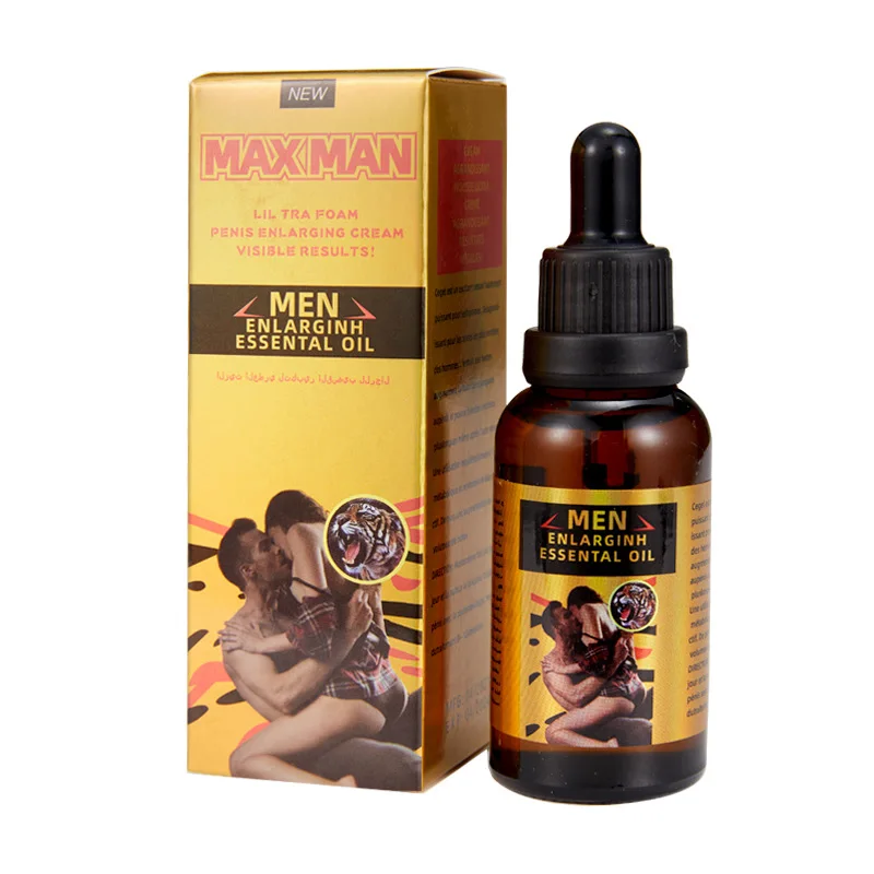 Wholesale Penis Thickening Maxman Penis Enlarge Essential Oil 30ml Men Sex Aid Essential Oil Erection Enhance Penis Growth Oil