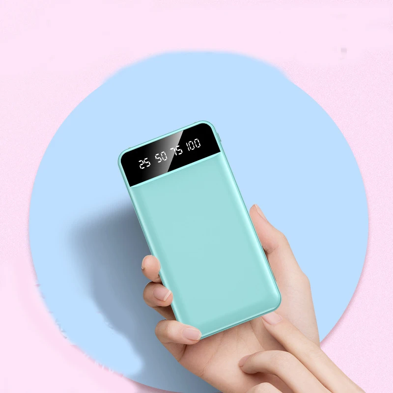 2022 custom outdoor	portable original 18650 lifepo4 small 5v 2a super capacitor usb power bank fast 20000mah