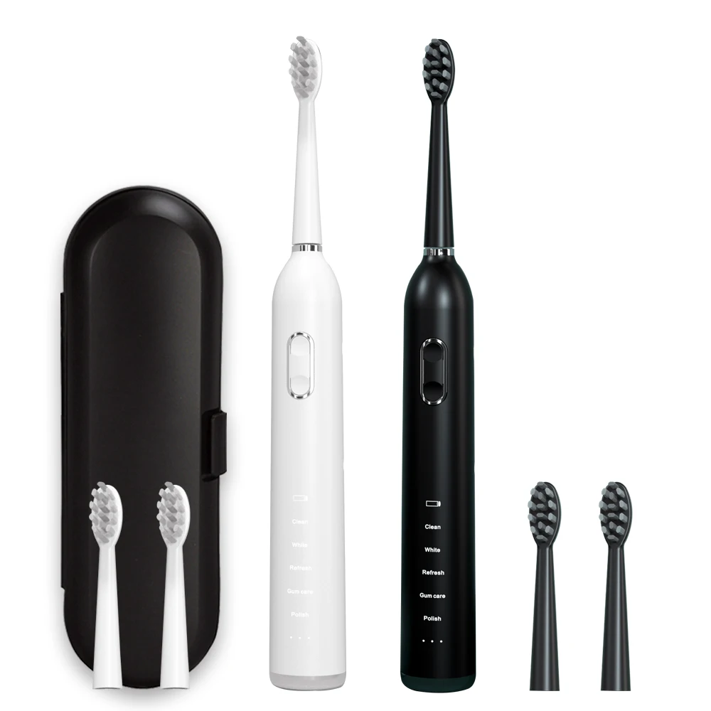 Waterproof USB Charging Sonic Electric Toothbrush 360 Degrees Intelligent Automatic Sonic Electric Teeth Brush