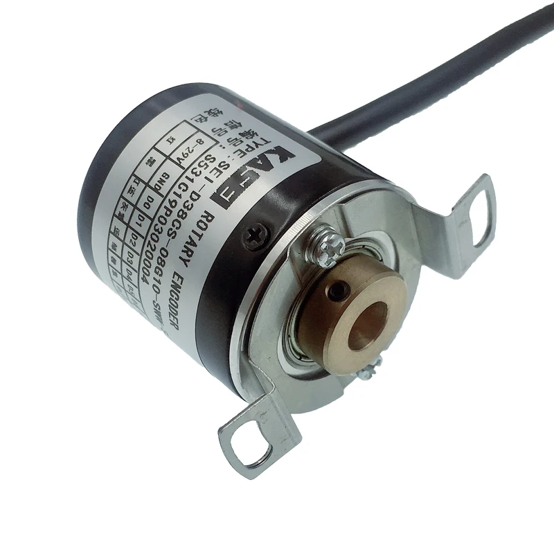Cheap 10 bit single turn absolute rotary encoder 8mm hollow shaft absolute encoder RS485 Modbus RTU