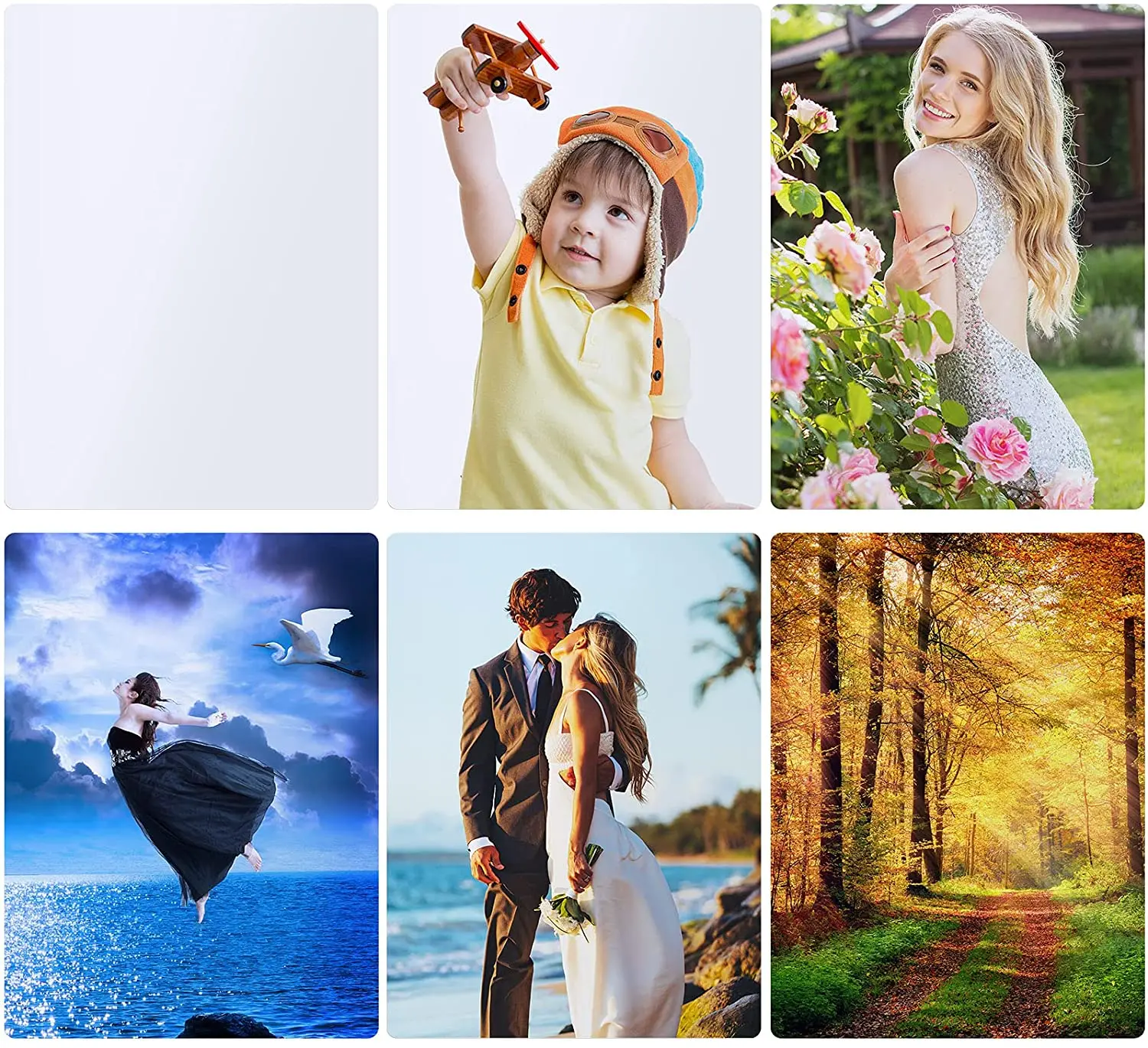 Sublimation Blanks Aluminum Metal Signs Photo Wall Poster Frame Collection for Thermal Sublimation Printing Photo Sign