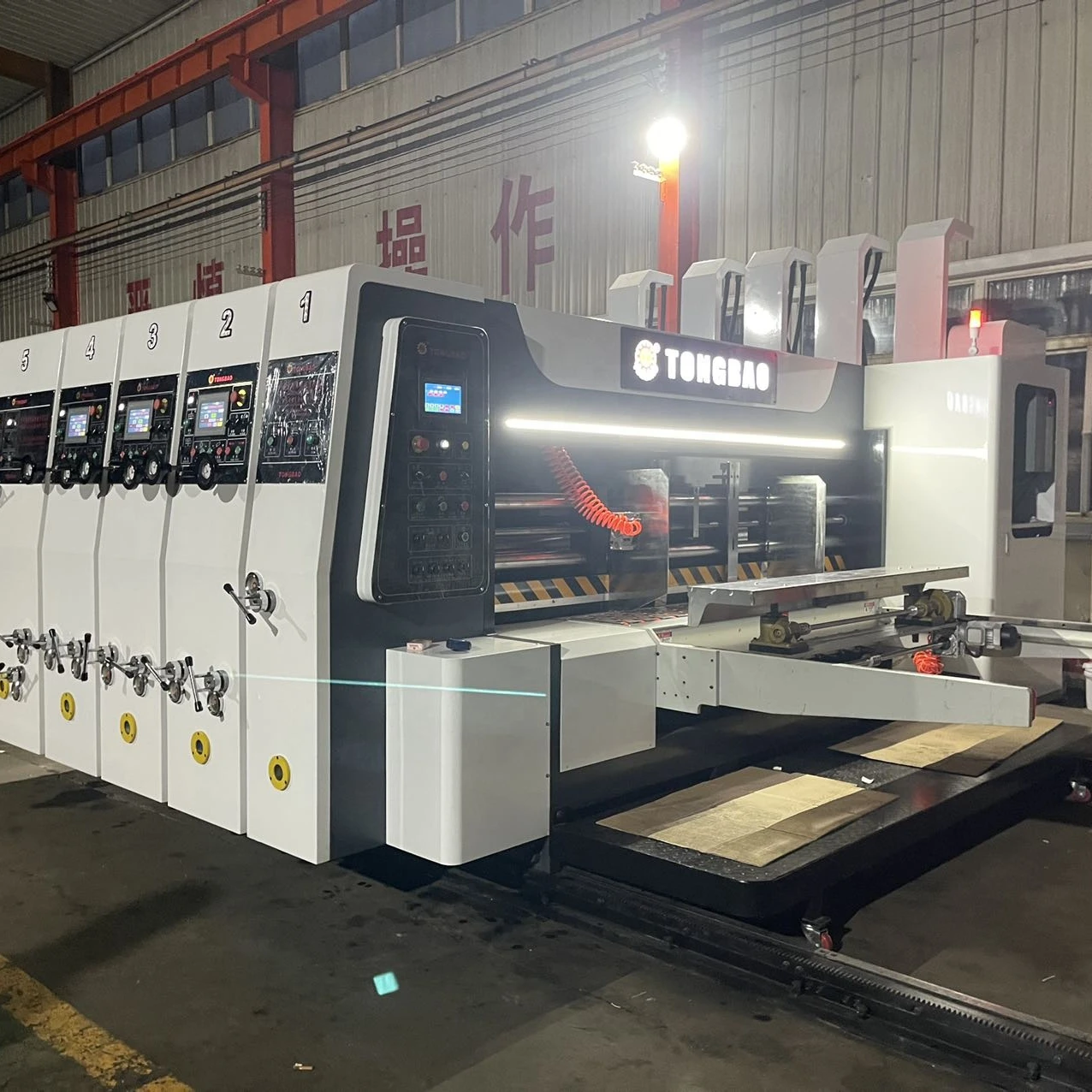 High Speed Lead Edge Feeder Automatic Flexo Printer Slotter Die Cutting Cutter Printing Machine rs4 for carton box corrugated