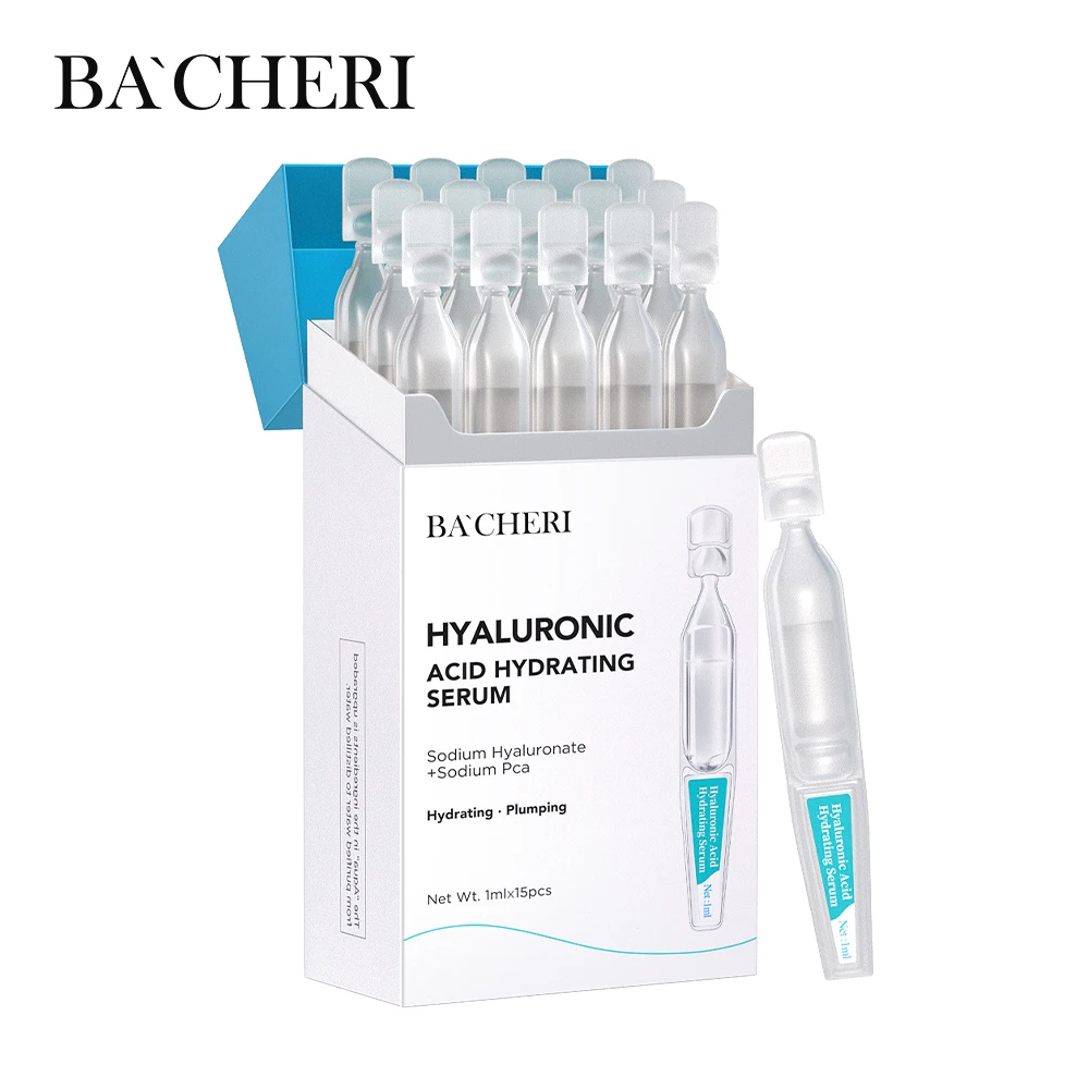 Kangrong OEM ODM face care moisturizing repairing polyglutamine sodium glycerol ampoule hyaluronic acid skin care serum