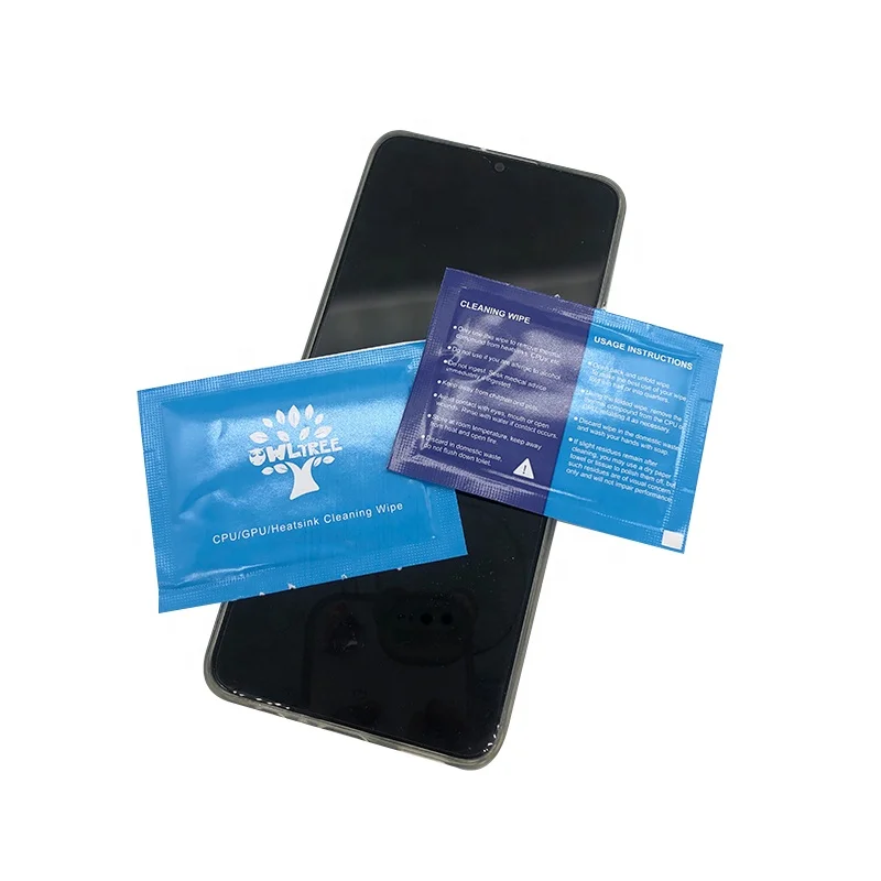 Individually Packaged Care Touch Screen/ Lens Wipe Custom Logo Disposable Computer Cleaning Wipes