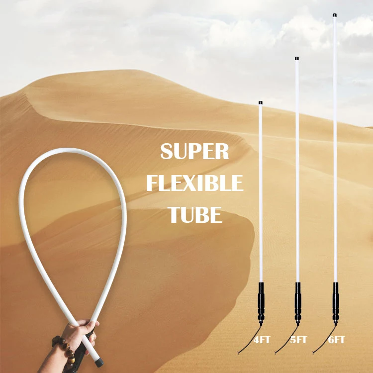 Frost Tube Static Color whip light 3 feet RGB Custom Color lighting up off road whip flag glowing whip antenna for buggy polaris