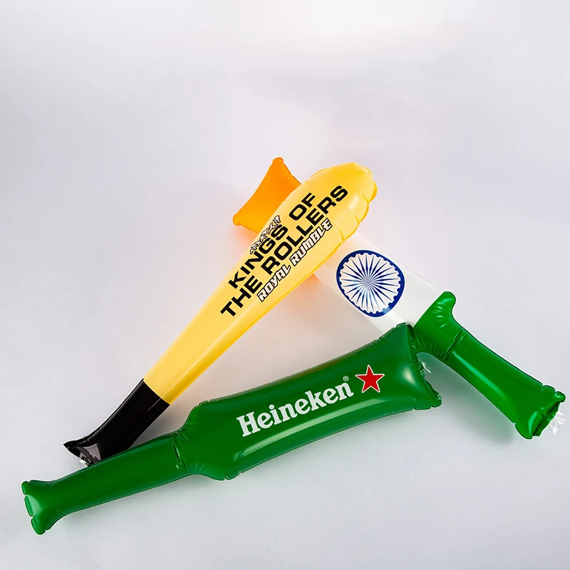 Wholesale Custom Logo 60*10cm Pe Colorful Inflatable Cheering Stick for Football Party
